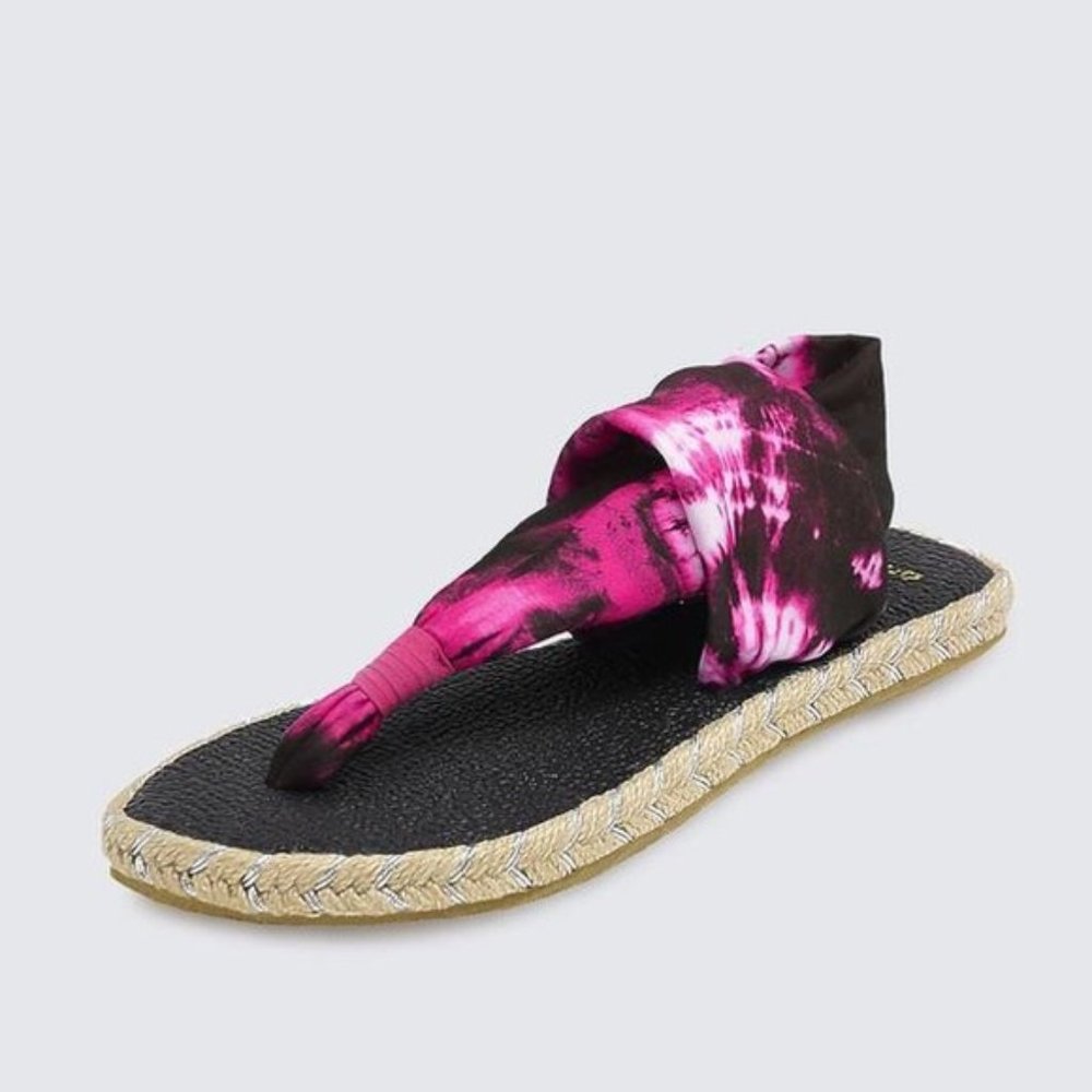 NIB Nalho Ganika Yoga Mat Espadrille Sandals